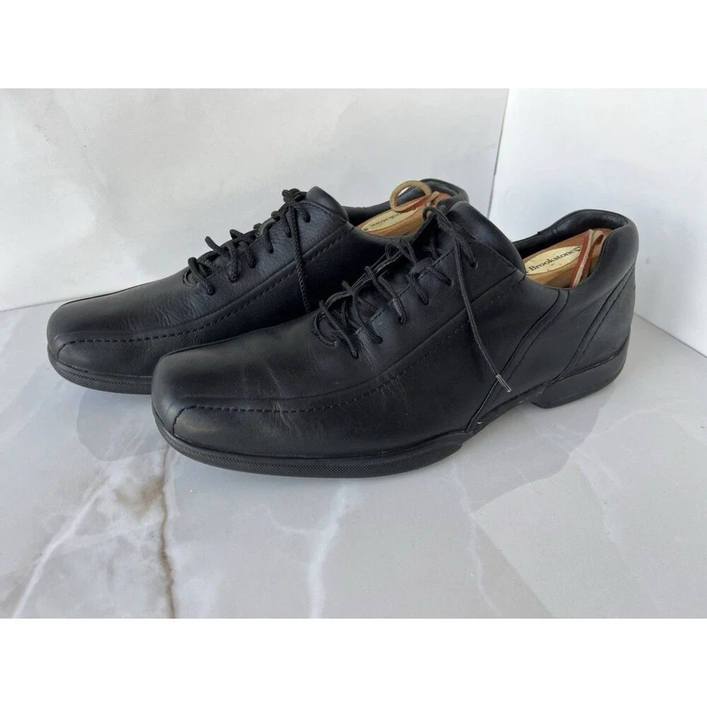 Cole Haan Men Black Leather Lace Up Oxfords Shoes C05574 Sz 8.5 Sneakers